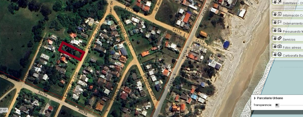 Se vende terreno de 350 metros a dos cuadras de la playa Antoniopolis, La Paloma, Rocha.